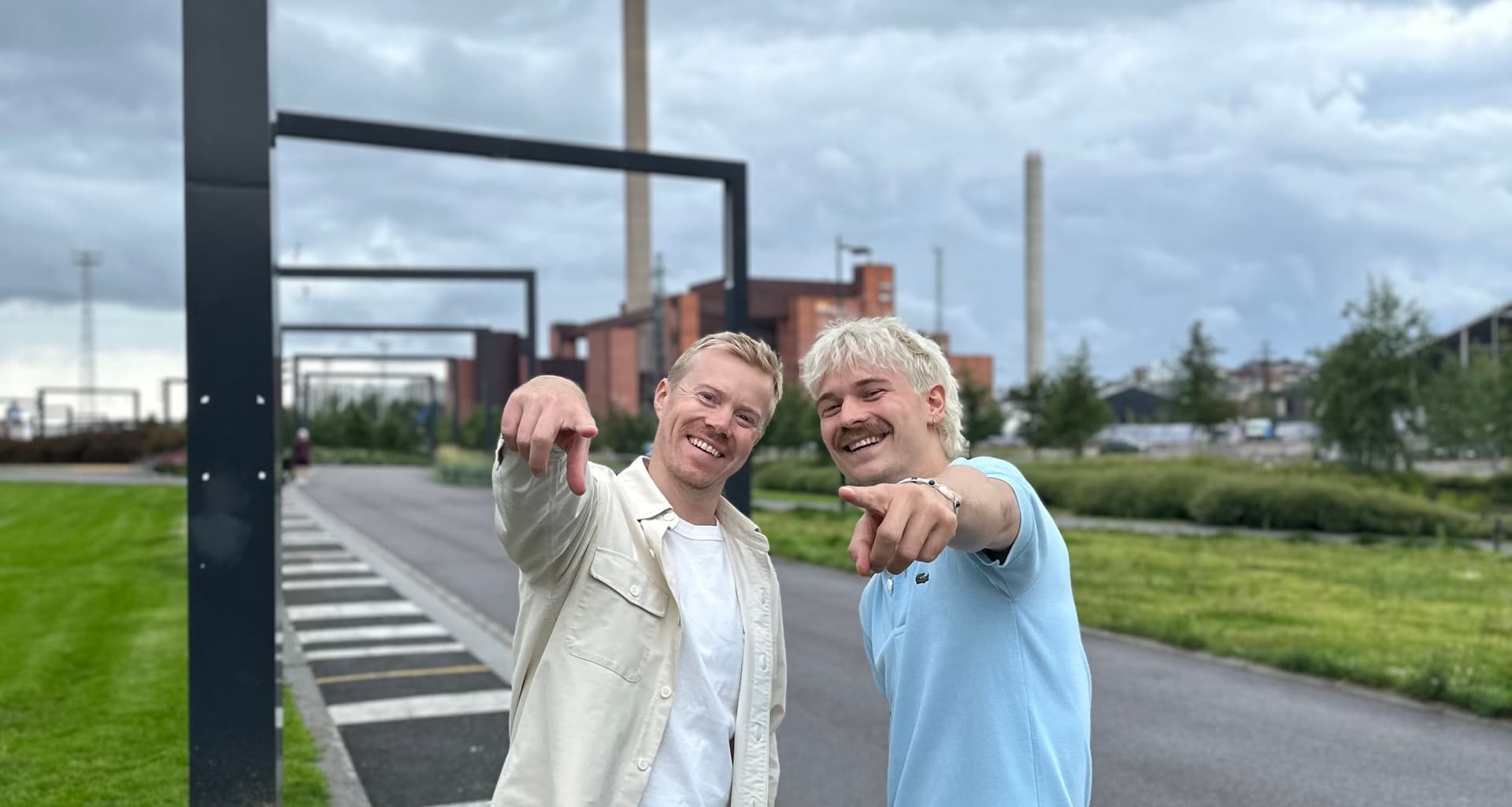 person sitting relaxed with hands behind head